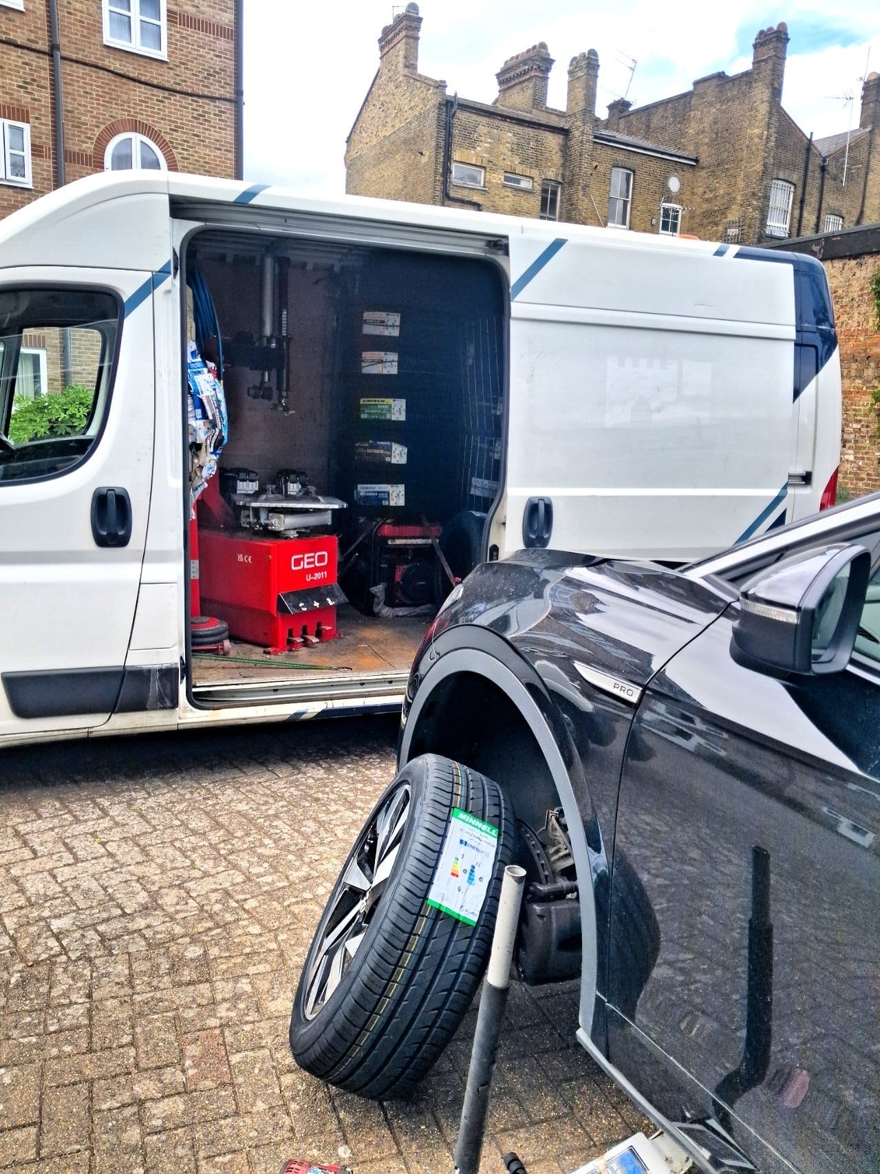 Van Interior - Professional Tools
